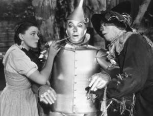 Judy Garland, Jack Haley, Ray BolgerFilm SetWizard Of Oz, The (1939)0032138